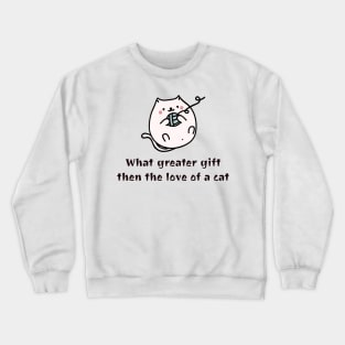 I'm a cat person Crewneck Sweatshirt